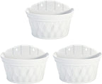 Sungmor Wall Hanging Planters,11.5 Inch Hanging Flower Pots for Railing Fence - Indoor Outdoor Balcony Wall Hanging Basket, Plastic Plant Pot Container - Half Round & 3PC Pack & Grey White