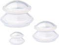 3pcs Cupping Therapy Set-Professional Silicone Cupping, Suitable for Facial Body Massage/Deep Myofascial Release/Pain Relief/Muscle Relaxation & More (Clear,3pcs)