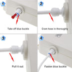 Bottle Water Dispenser Pump System, 20ft 110V AC US Plug High Flow Bottled Water Dispensering with Dual Inlet for Home Kitchen Coffee Tea Machines Water Dispenser Ice-Maker Refrigerator