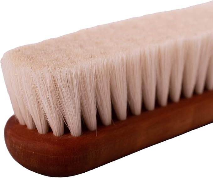 Valentino Garemi Ultra-Fine Fabric Textile Cleaning Brush | Dandruff, Dust, Pet Hair Remover for Luxury Delicate Flat Material Cloths, Uniforms, Business Suits, Tops, Jackets | Made in Germany