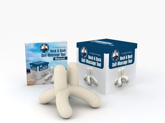 Dr. Berg Body, Neck & Back Self-Massage Tool - Comes with an Instructions Manual & Access to How-to Online Videos