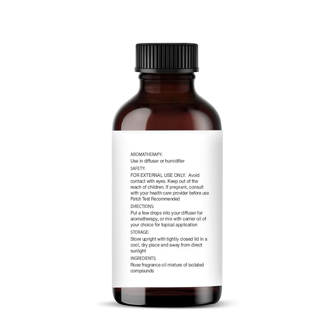 Majestic Pure Rose Essential Oil with Glass Dropper - 1 Fl Oz - 100% Pure and Natural Rose Oil - Premium Grade Essential Oils for Diffuser, Aromatherapy, Soap and Candle Making
