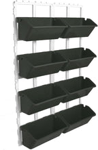Vertical Wall Hanging Planter, 4-Tier Hanging Planter Rack, 8 Pockets Plant Vegetable Fruit Herb Hanging Pocket Holder Flowerpot or Flowers Vegetables Herb (Army Green)