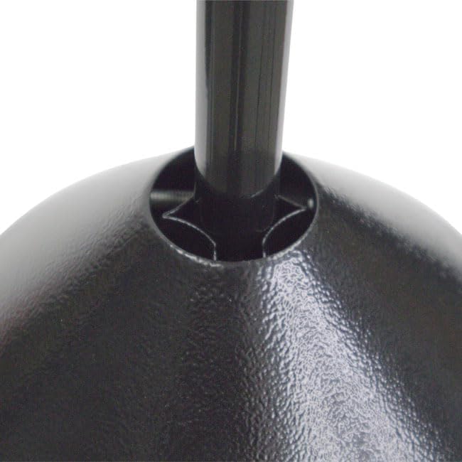 Set of 2 Audubon Torpedo Squirrel Baffles - Black Steel, 6" Diameter Each, Protect Bird Feeders on Poles
