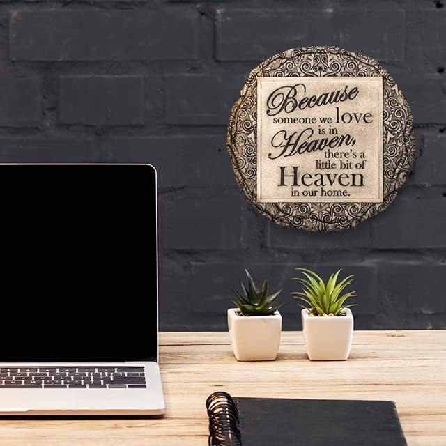 Spoontiques - Garden Décor - Moon & Back Stepping Stone - Decorative Stone for Garden