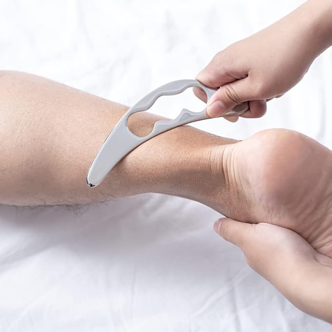 Feelfree Stainless Steel Guasha Scraping Massage Tool for Soft Tissue, Physical Therapy Stuff Used for Back, Legs, Arms, Neck, Shoulder (Bird Shape)
