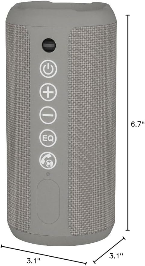Ortizan Portable Bluetooth Speaker, IPX7 Waterproof Wireless Speaker with 24W Loud Stereo Sound, Outdoor Speakers with Bluetooth 5.0, 30H Playtime,66ft Bluetooth Range, Dual Pairing for Home