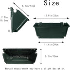 Self-Watering Wall Mounted Planter Set of 4, Indoor and Outdoor Vertical Planter, Stackable Wall Mounted, for Balcony Decoration