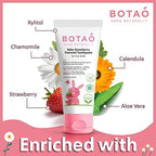 Fluoride Free Toddler Toothpaste | Strawberry Flavored - Training Toothpaste for Toddlers | EWG Verified, Vegan, SLS Free, Safe to Swallow, Aloe Vera (2Pack)