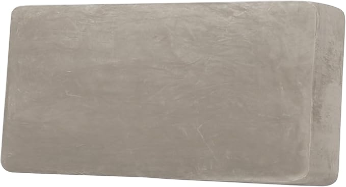 H.VERSAILTEX Velvet Stretch Individual Couch Cushion Cover Plush Cushion Slipcover for Loveseat Sofa Cushion Furniture Protector Seat Cushion Sofa Cover (1 Piece Sofa Cushion Cover, Oatmeal)