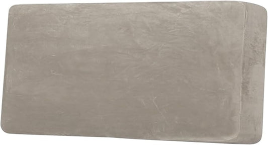 H.VERSAILTEX Velvet Stretch Individual Couch Cushion Cover Plush Cushion Slipcover for Loveseat Sofa Cushion Furniture Protector Seat Cushion Sofa Cover (1 Piece Sofa Cushion Cover, Oatmeal)