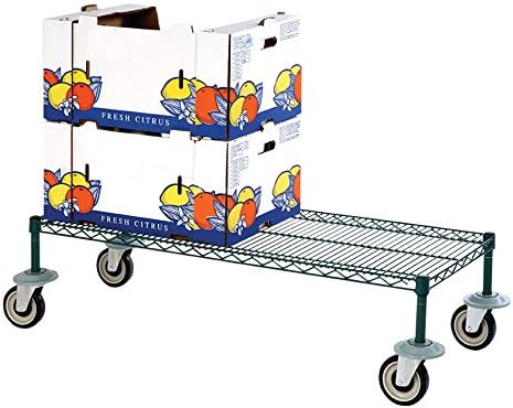 Omega Products Corporation 24" Deep x 72" Wide x 20" High Freezer Mobile Dunnage Rack