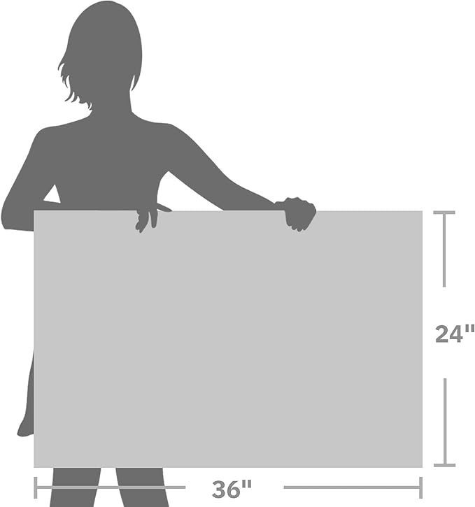 cozy country Ocean Wall Art 36"x24" - Coastal Pictures Beach Canvas Decor - Seashore Artwork Seascape Hand Painting for Bedroom, Sea House