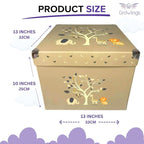 GroWings Baby Keepsake Box - Large Memory Storage for Newborns, Suitable for Boys and Girls, Strong, Durable, and Collapsible Gifts