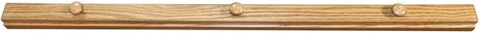 RRD Quilt Hanger for Wall for Display – Amish Made Wooden Quilt Rack Wall Mount - Rustic Tapestry Hangers for Rugs, Tapestries & Quilts – Quilt Wall Hangers (Oak Wood, Fruitwood Stain, 96” Long)