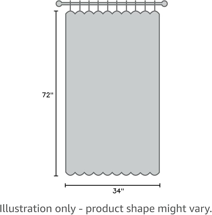 Easy-Going Blackout Curtains for Bedroom, Solid Thermal Insulated Grommet and Noise Reduction Window Drapes, Room Darkening Curtains for Living Room, 2 Panels (34x72 in, Gray)