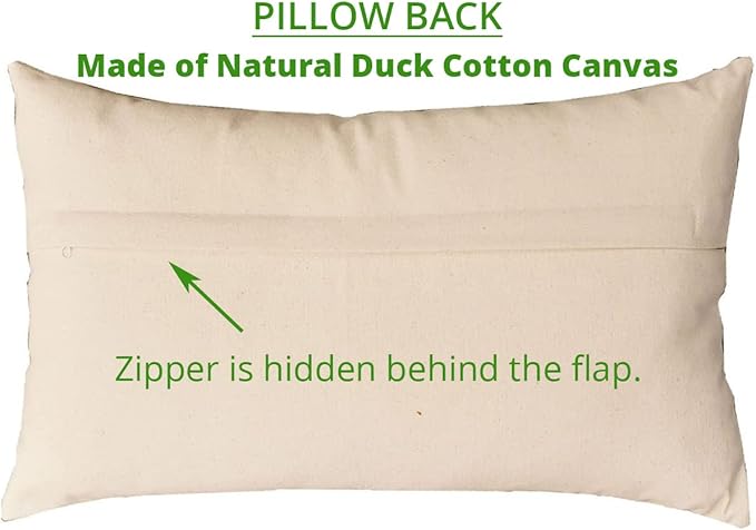 Lumbar Modern Pillow Cover - Kandinsky in Flow Burnt Orange Abstract Farmhouse Pillowcase Modern Chair Cushion Contemporary Outdoor Cushions Hand Embroidered Wool Size 14x20