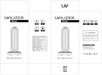 Tower - UV Light Sanitizer & Ultraviolet Lamp with Remote Control (UV-C Cleaner for Home, Room, Office | 38W UVC Disinfection Bulb | Kill Germs, Bacteria, Virus, Dust | USA)