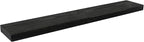 Joel's Antiques 42 Inch Wooden Floating Shelves for Wall - 42x8x2 in - Made of Natural Wood - Heavy Duty Rustic Wall Shelves Made in USA - Perfect for Living Room, Kitchen - Black
