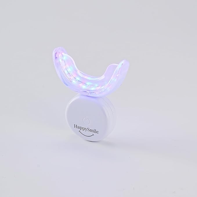 HappySmile LED & Pen Teeth Whitening Kit - Professional Oral Care for White Teeth - Includes Teeth Whitening Pen & LED for a Brighten Your Smile - Premium Teeth Whitening kit