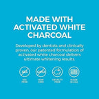 White Birch Activated Charcoal Toothpaste - Professional Teeth Whitening - Natural, No Fluoride Oral Care