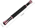 Yansyi Muscle Roller Stick for Athletes - Body Massage Roller Stick - Release Myofascial Trigger Points Reduce Muscle Soreness Tightness Leg Cramps & Back Pain for Physical Therapy & Recovery (Pink)