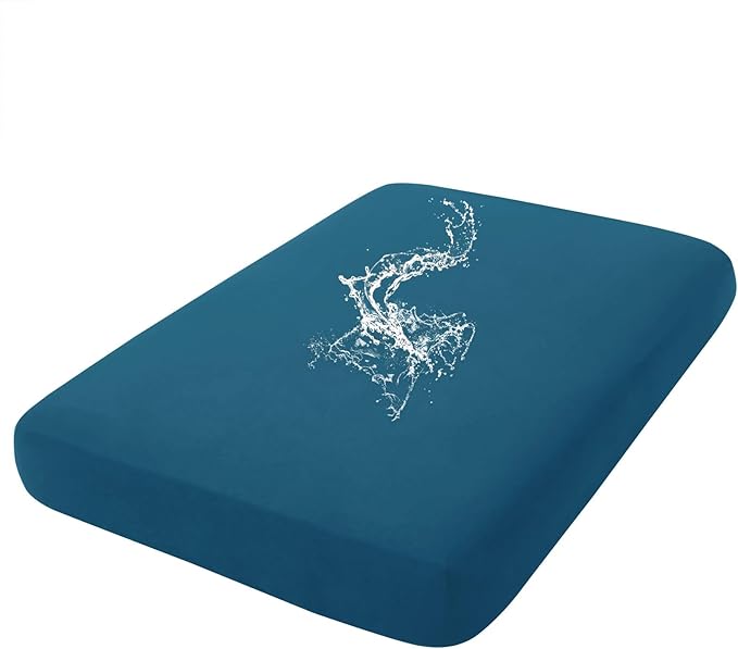 hyha Waterproof Couch Cushion Covers, Stretch Sofa Couch Seat Slipcover for Dog Washable, Non-Slip Waterproof Outdoor Cushion Covers for Patio Furniture Replacement (1 Piece for Large, Deep Teal)