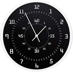 Modern Minimalist Black Stop Wall Clock