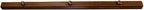 RRD Quilt Hanger for Wall for Display (30") Amish Made Wooden Quilt Rack Wall Mount - Rustic Tapestry Quilt Wall Hangers (Maple Wood, Coffee Stain, 30" Long)