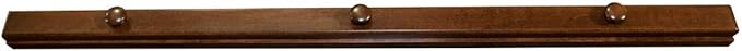 RRD Quilt Hanger for Wall for Display (30") Amish Made Wooden Quilt Rack Wall Mount - Rustic Tapestry Quilt Wall Hangers (Maple Wood, Coffee Stain, 30" Long)