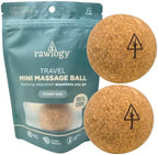 Travel Cork Massage Ball | Lightweight, Sustainable Alternative to Lacrosse Ball for Muscle Pain Relief (1.9 Inch (Pack of 2), Sanded Cork)