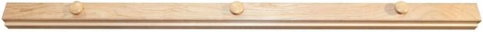 RRD Quilt Hanger for Wall for Display (72") Amish Made Wooden Quilt Rack Wall Mount - Rustic Tapestry Quilt Wall Hangers (Maple Wood, Natural Stain, 72" Long)
