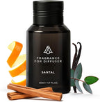 Aromaplan Hotel Scents Santal, 1.7 Fl Oz (50 ml)- Home Luxury Aroma & Hotel Fragrance Essential Oil- Hotel Essential Oil for Aromatherapy- USA Made, Bolder Aroma & Longer Lasting