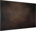 SIGNWIN 46"x60" Extra Large Framed Wall Art Dark Brown Abstract Moody Illustration for Home Living Room Bedroom Decor (Frame Assembly Required)