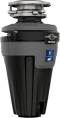 Moen Chef Series 1 HP Continuous Feed Lighted Garbage Disposal with Sound Reduction for Under Sink, Power Cord Included, EXL100C
