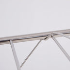 TRES BELLE 25NEW Stainless Steel Clothes Drying Rack(L)–Foldable,Lightweight,Anti-Slip Elastic Rods,Made in Korea,Indoor & Outdoor Use,Rust-Resistant,Towels Drying,Underwear,Baby Clothes–L Sizes