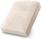 PrinceDeco Stretch Velvet Couch Cushion Cover,Soft Fitted Cushion Slipcover for Chair Cushion Furniture Protector Seat Cushion Sofa Cover Width Up to 29.5", Ivory