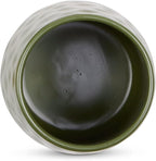 DII Kitchen Accessories Collection, Textured Matte Ceramic Canister Set, Sage, Dimple, 2 Piece