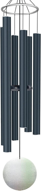 ASTARIN Extra Large Wind Chimes Outdoor Deep Tone,66 Inch Wind Chimes for Outside with 6 Tubes Tuned Relaxing Melody,Memorial Wind Chimes Large for Mom,Garden Decor,Black