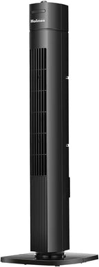 Holmes 31" Manual Tower Fan, 70° Oscillation, 3 Speeds, 2-Hour Auto Shut-Off Timer, Adjustable Vents, Compact and Slim Profile, Carry Handle, Ideal for Cooling your Home, Bedroom or Office, Black