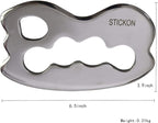 STICKON Stainless Steel Gua Sha Scraping Massage Tool IASTM Tools Great Soft Tissue Mobilization Tool (STICKON-01)