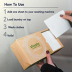 Sheets Laundry Club Laundry Detergent Sheets, 100 Loads - Fragrance Free Scent, Eco-Friendly, Quick-Dissolving Formula, Hypoallergenic, Septic Safe, Plastic-Free Packaging - 50 Sheets