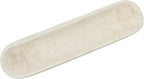 Creative Co-Op Decorative Paulownia Wood Tray, White