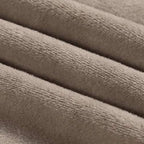 PrinceDeco Velvet Stretch Couch Cushion Cover Soft Cushion Slipcover for Chair Cushion Furniture Protector Seat Cushion Sofa Cover (Width Up to 29.5", Taupe)