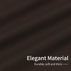 Easy-Going Blackout Curtains for Bedroom, Solid Thermal Insulated Grommet and Noise Reduction Window Drapes, Room Darkening Curtains for Living Room, 2 Panels(42x63 in, Dark Brown)