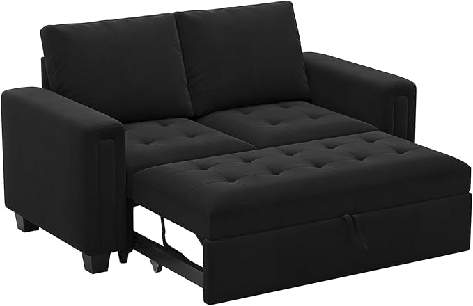 Belffin Modular Sectional Sleeper Sofa - Convertible Couch with Storage