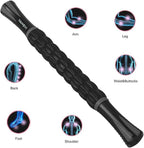 Yansyi Body Massage Roller Stick for Athletes - Release Myofascial Trigger Points Reduce Muscle Soreness Tightness Leg Cramps & Back Pain for Physical Therapy & Recovery (Gray)