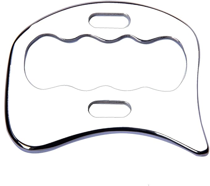 FeelFree Sport Stainless Steel Gua Sha Scraping Massage Tool-Muscle Scraper - Soft Tissue Mobilization,Physical Therapy for Back, Legs, Arms…