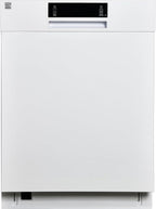 Kenmore 24" Built-in Stainless Steel Tub Dishwasher EasyFlex 3rd, SmartWash, UltraWash Plus, TurboDry, and MoreSpace Adjustable Rack, Energy Star Certified, White