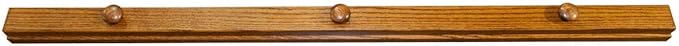 RRD Quilt Hanger for Wall for Display (96") Amish Made Wooden Quilt Rack Wall Mount - Rustic Tapestry Quilt Wall Hangers (Oak Wood, Michaels Stain)